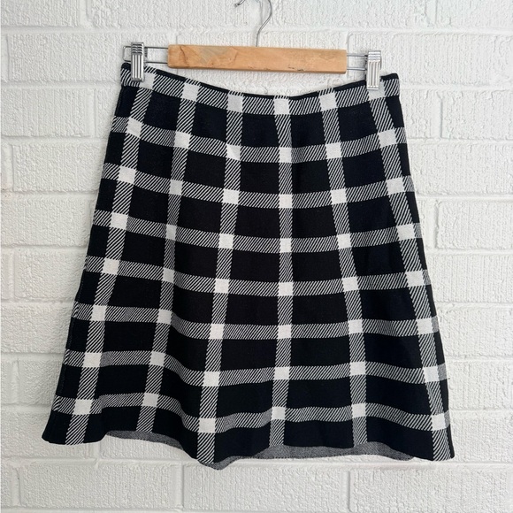 RACHEL Rachel Roy Dresses & Skirts - RACHEL Rachel Roy Monochrome Plaid A-Line Skirt